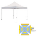 10' x 10' White Rigid Pop-Up Tent Kit, Unimprinted